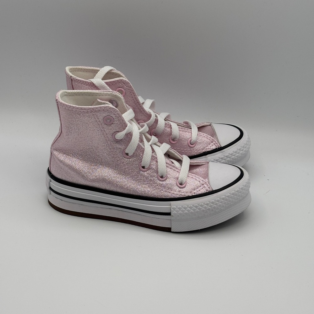 Converse CTAS EVA Lift Hi Shoes Youth Size 11 Pink White Black A17128F